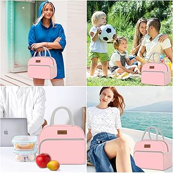 LABUBU 巾着 ピンク Cherry Shrimp Bag Cherry BlossomPink Flowers Lunch BoxInsulated Lunch Bag for